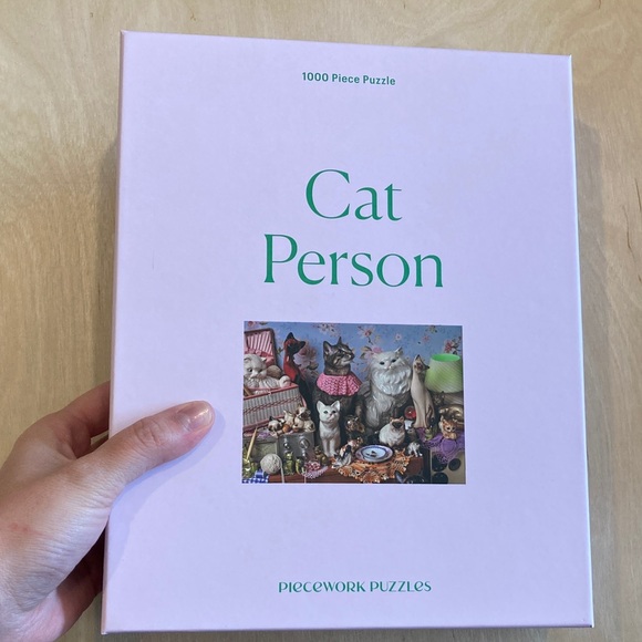 NIB 1000-piece Cat Person Piecework Jigsaw Puzzle - Picture 2 of 4